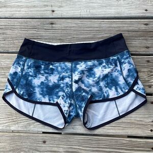 Women's Blue Tie-Dye Shorts